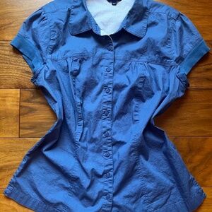 Reitmans Blue and white blouse